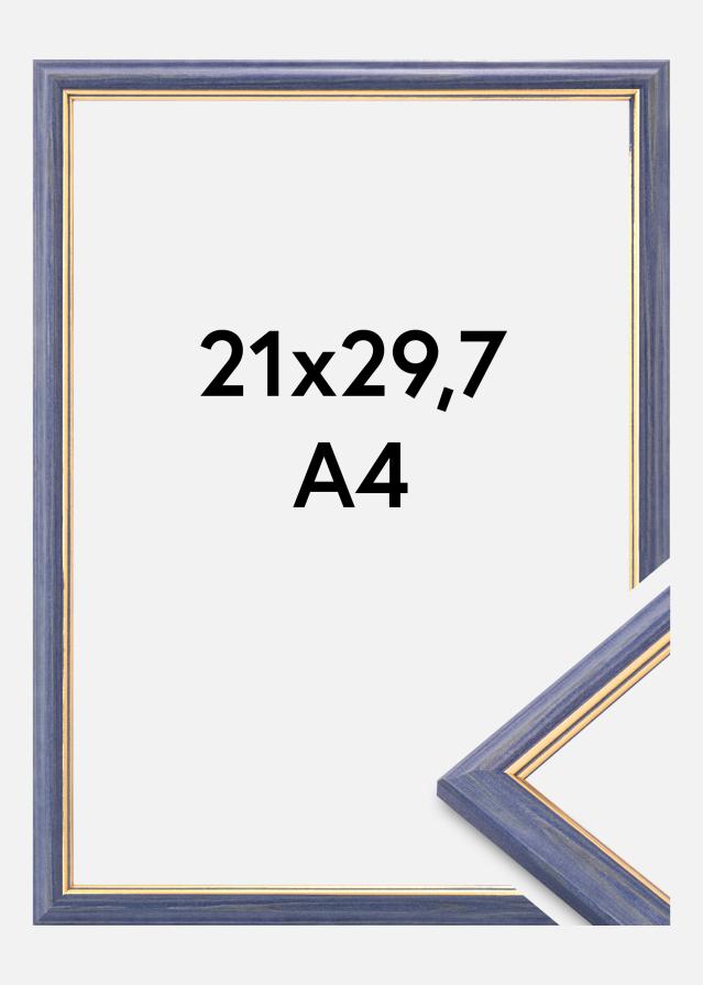Cadre Claudia Verre Acrylique Bleu 21x29,7 cm (A4)