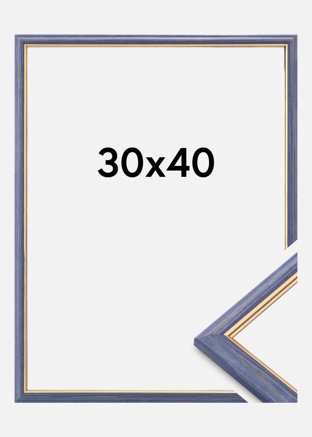 Cadre Claudia Acrylique Bleu 30x40 cm