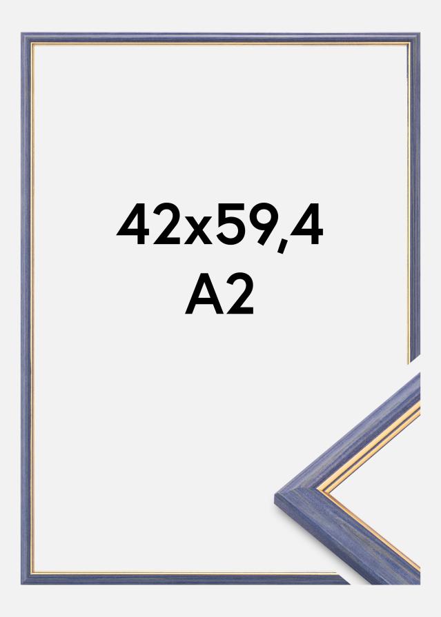 Cadre Claudia Verre Acrylique Bleu 42x59,4 cm (A2)
