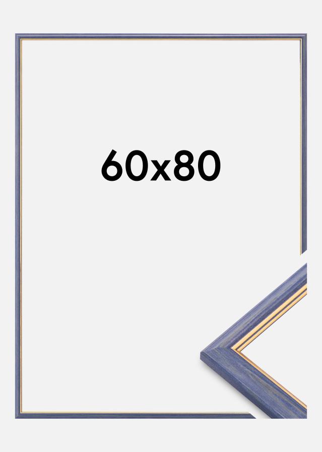 Cadre Claudia Verre Acrylique Bleu 60x80 cm