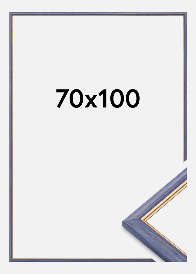 Cadre Claudia Verre acrylique Bleu 70x100 cm