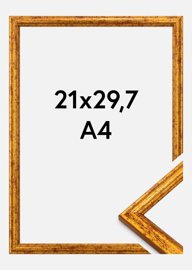 Cadre Claudia Acrylique Doré 21x29,7 cm (A4)