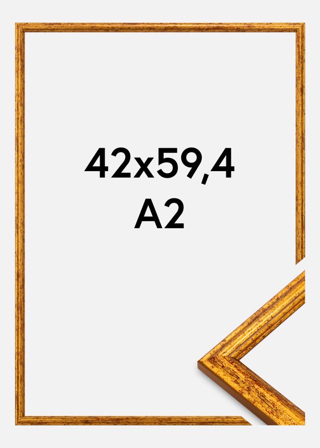 Cadre Claudia Acrylique Doré 42x59,4 cm (A2)