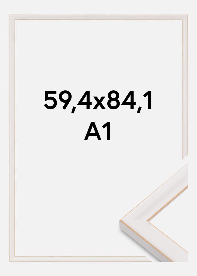 Cadre Marie Claire Verre acrylique Blanc 59,4x84,1 cm (A1)