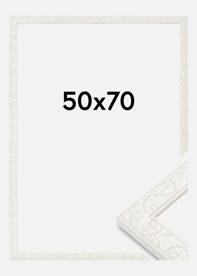 Cadre Milton Verre acrylique Blanc 50x70 cm