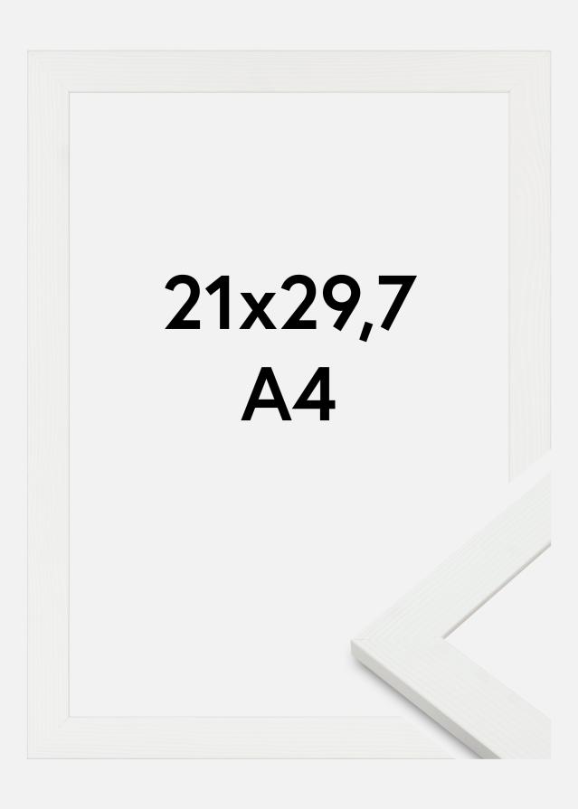 Cadre Sandra Verre Acrylique Blanc 21x29,7 cm (A4)