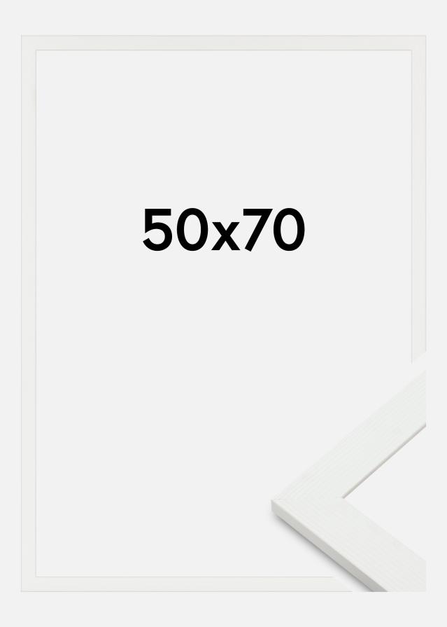 Cadre Sandra Verre acrylique Blanc 50x70 cm