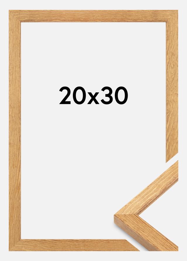 Cadre Tulipa Verre acrylique Chêne massif 20x30 cm