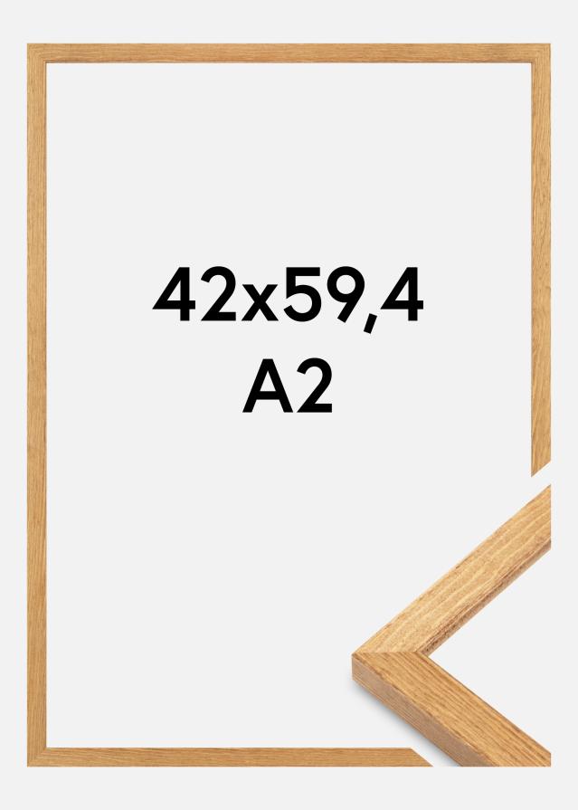 Cadre Tulipa Acrylique Chêne massif 42x59,4 cm (A2)