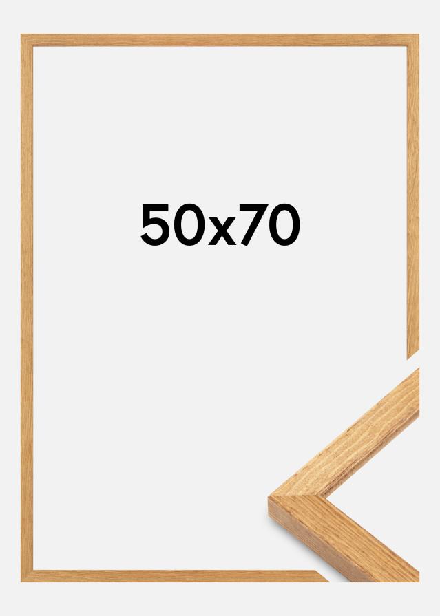 Cadre Tulipa Verre acrylique Chêne 50x70 cm