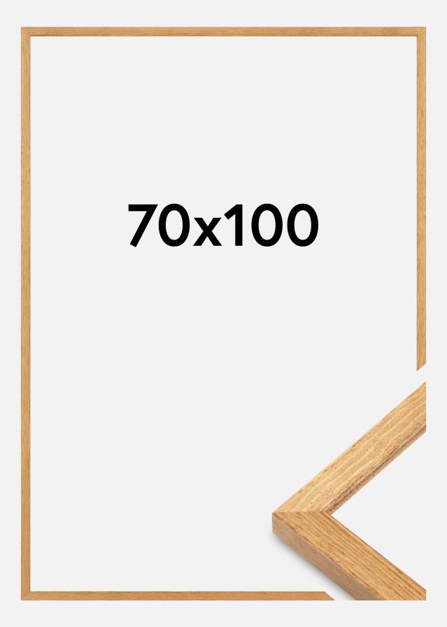 Cadre Tulipa Verre Acrylique Chêne 70x100 cm