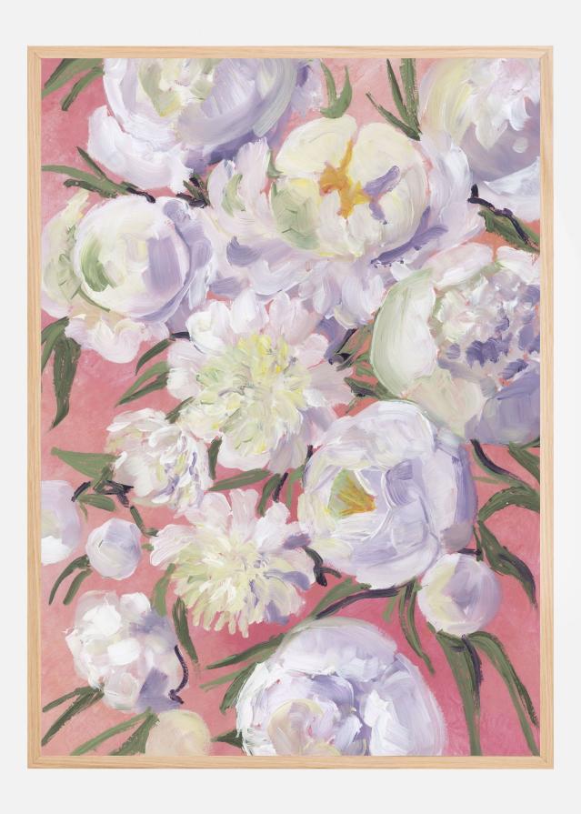 Kinsly painterly bouquet Poster