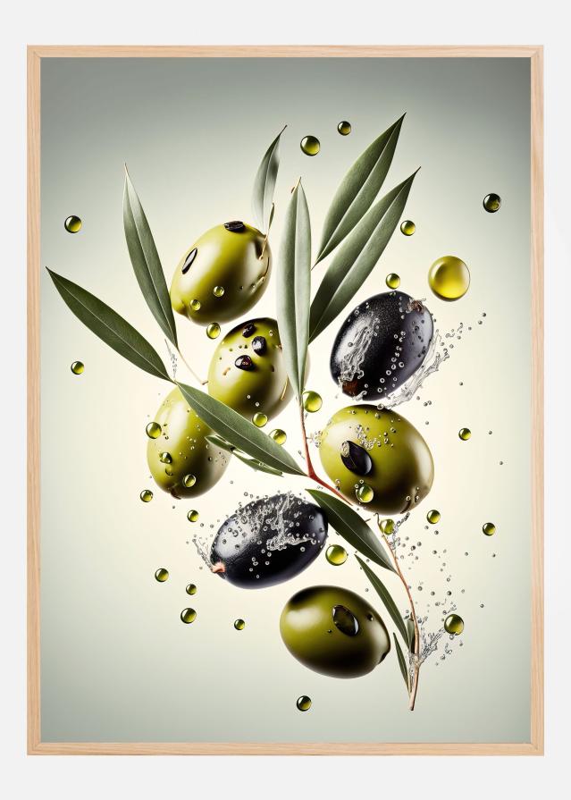 Fresh Olives Poster