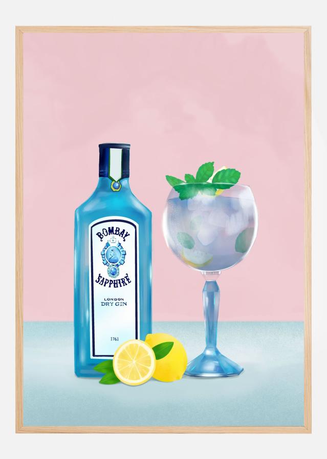 Gin Cocktail Poster