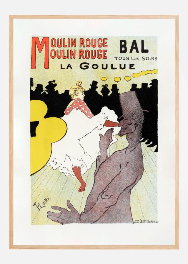 Affiche Pour Le Moulin Rouge la Goulue (1898 Poster