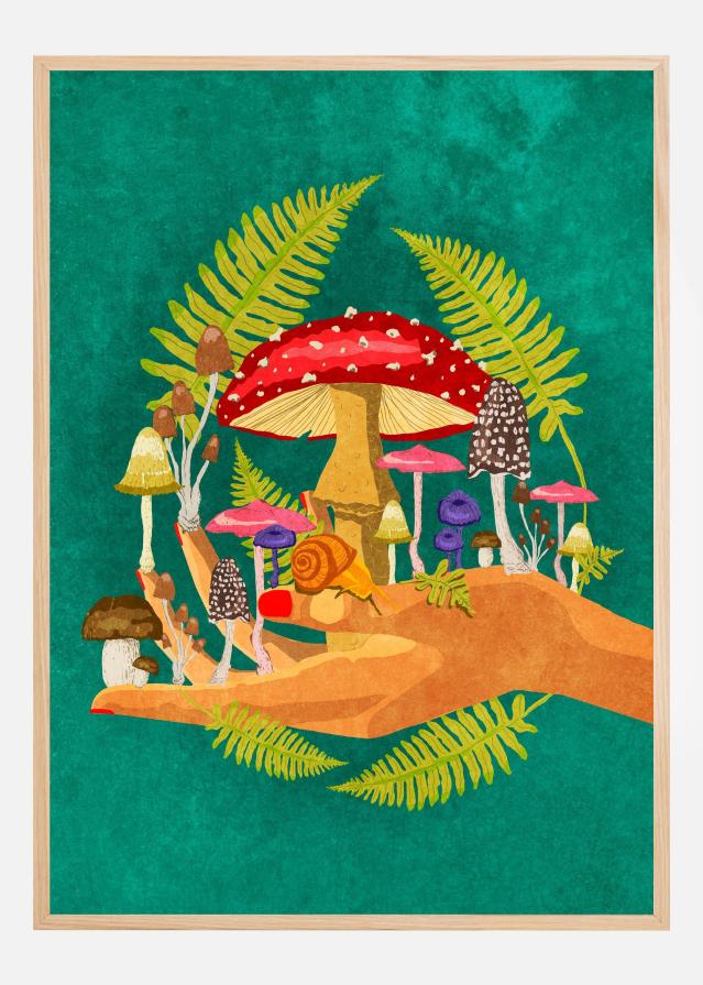 My Mushroom Cosmos Poster