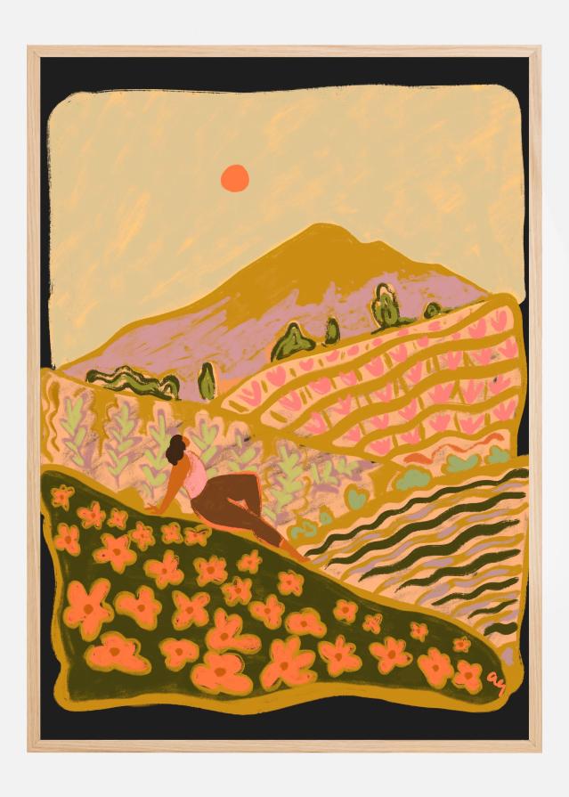 Field Of Flowers Poster