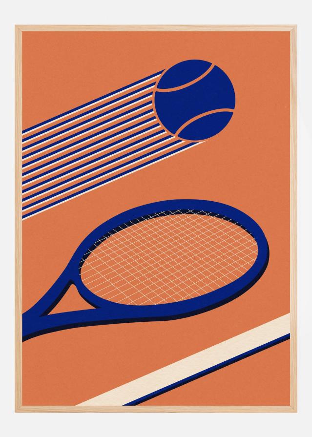 Tennis 80s Poster