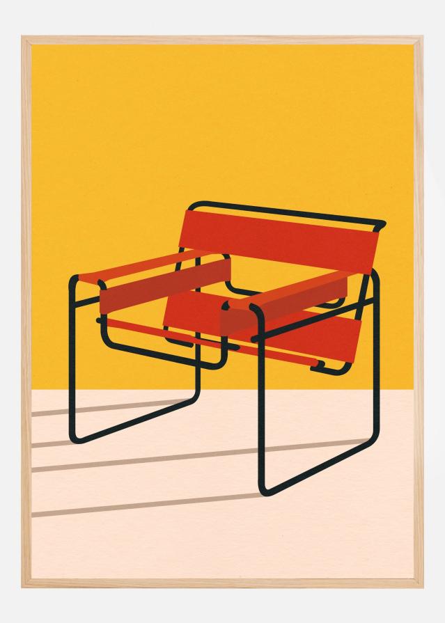 Wassily Chair Marcel Breuer Poster