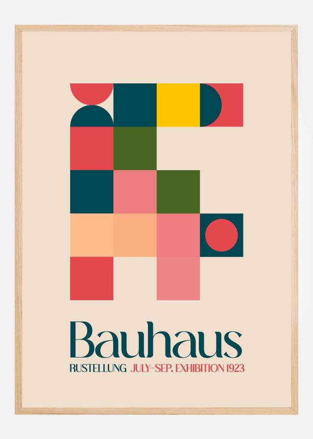 Bauhaus Kutular Poster