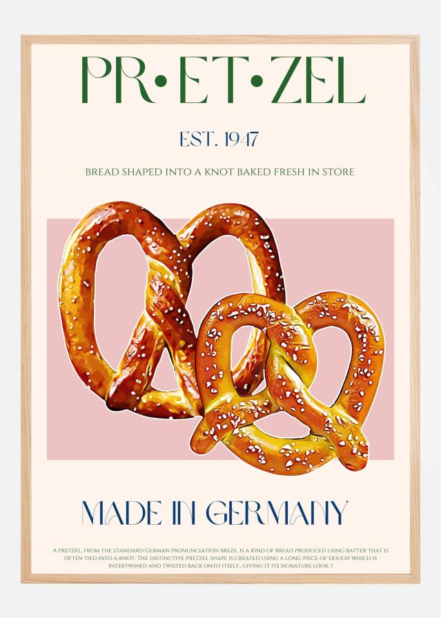 Pretzel Print Poster