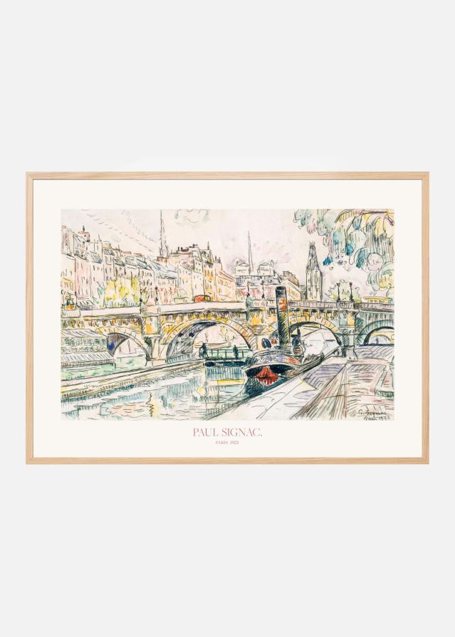 Tugboat At the Pont Neuf Poster