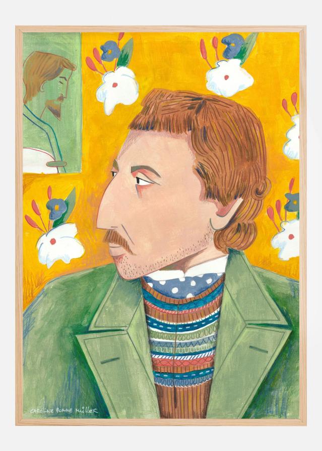 Paul Gauguin portrait Poster