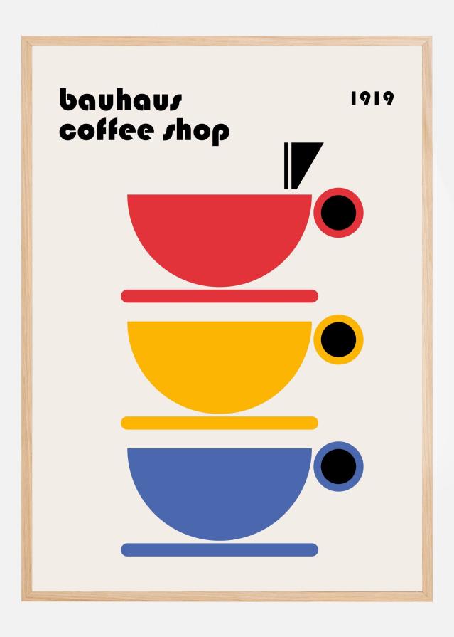 Bauhaus Coffee Minimalist Poster