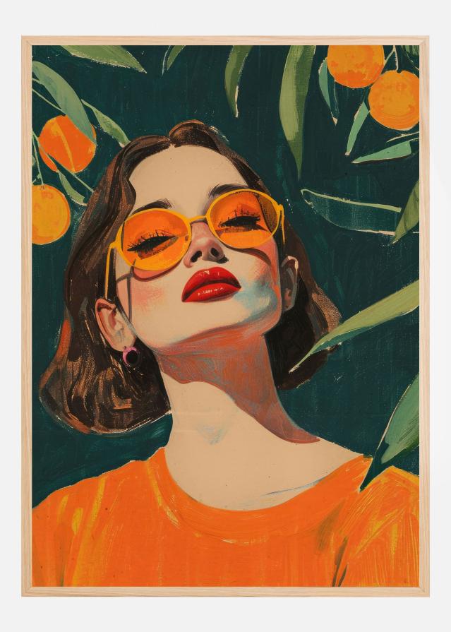 Under The Orange Tree Poster