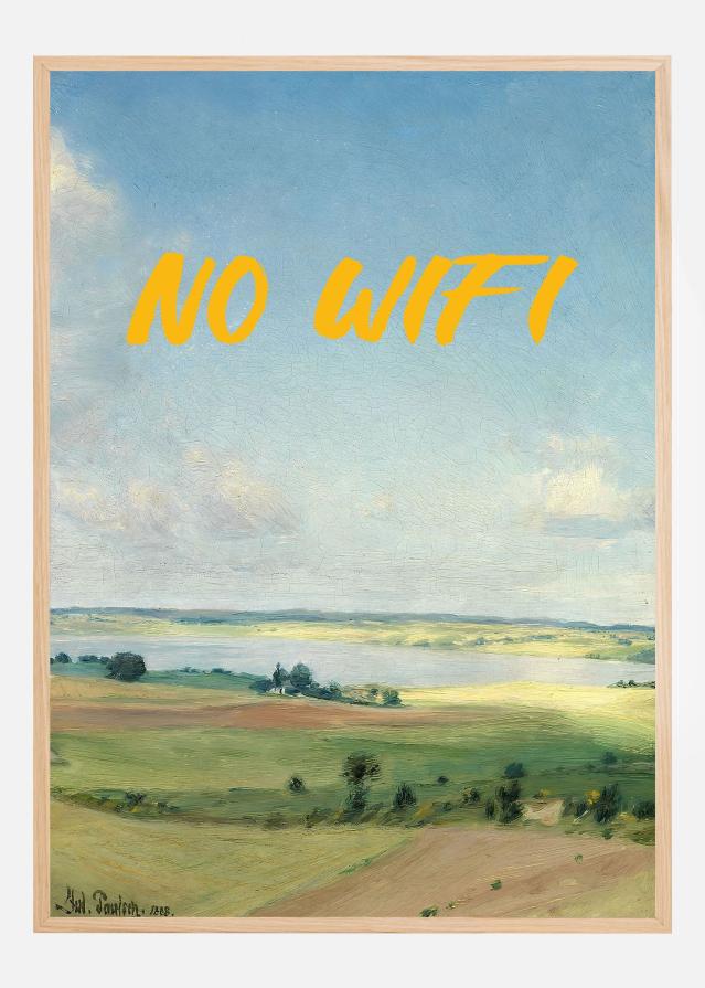 No Wifi Poster