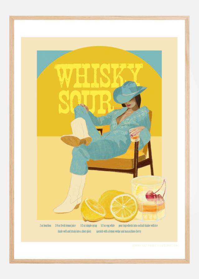 Jlr Cocktails Whiskysour Poster