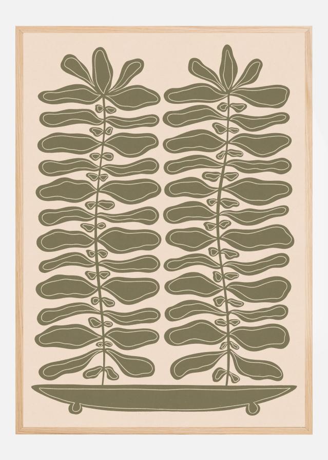 One Hundred Leaved Plant #23 Poster