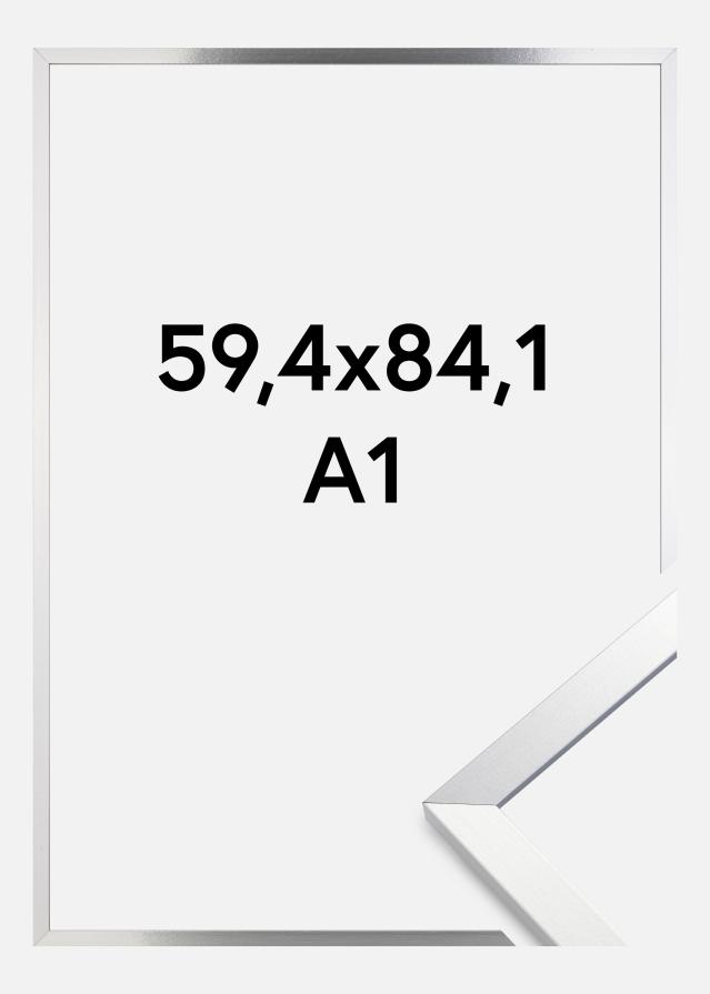 Cadre Trendy Verre Acrylique Argent 59,4x84,1 cm (A1)