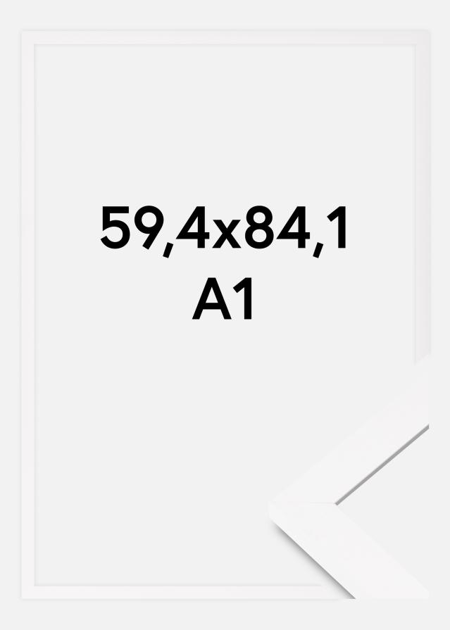 Cadre BGA Classic Verre Acrylique Blanc 59,4x84,1 cm (A1)