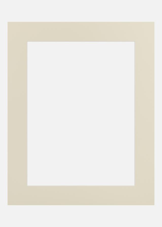 Passe-partout Half & Half (noyau blanc) 40x40 cm (29x29)