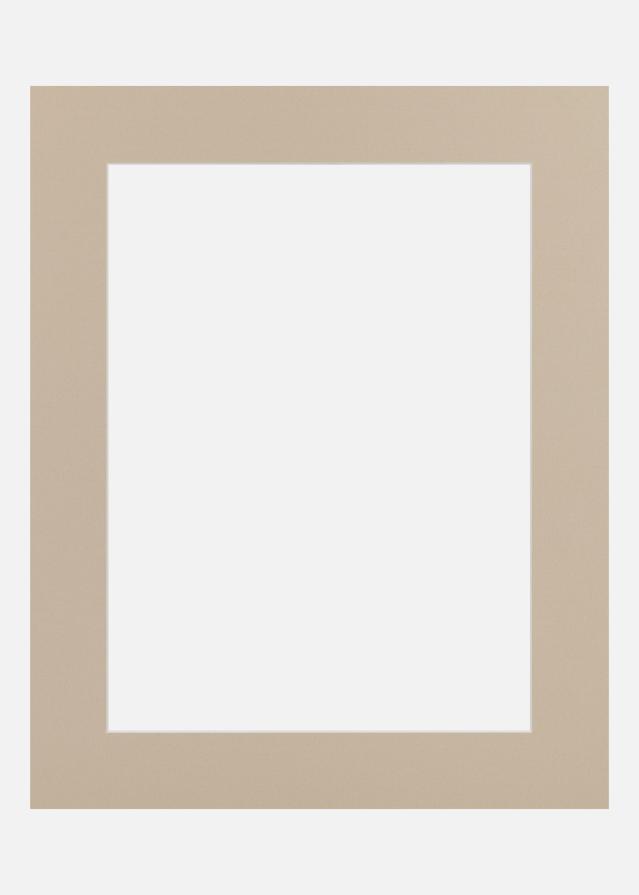 Passe-partout Fossil (noyau blanc) 50x50 cm (39x39)