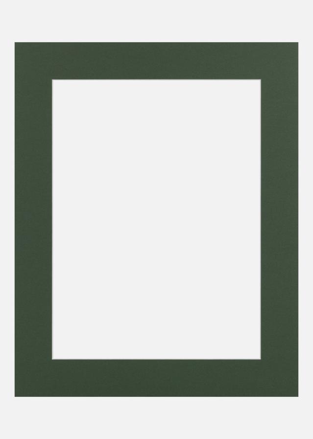 Passe-partout Forest Green (noyau blanc) 50x70 cm (41x58,4 - A2)