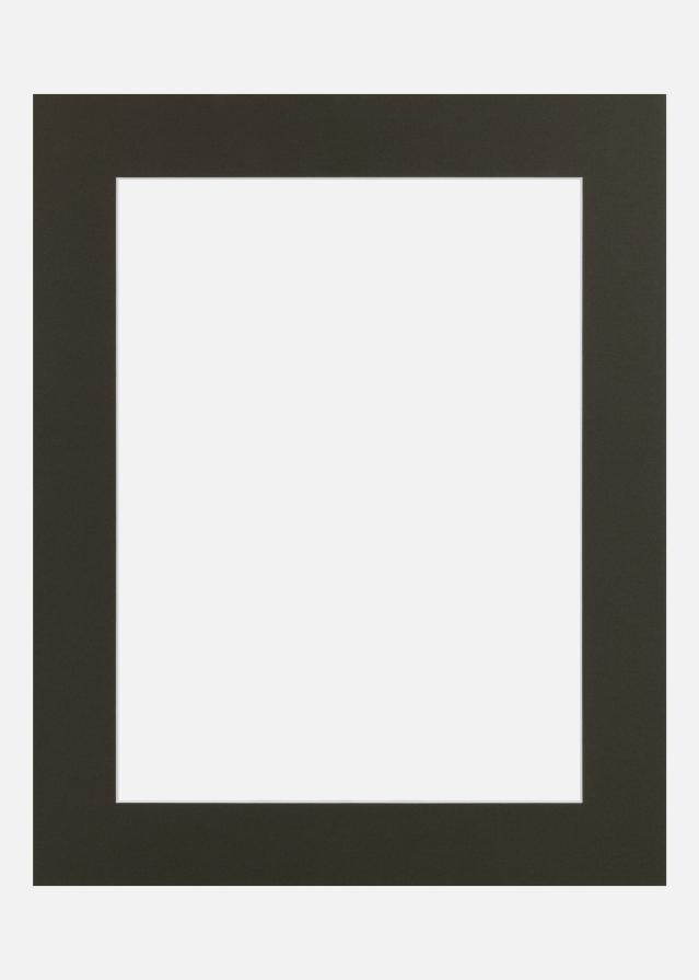Passe-partout Sierra Olive (noyau blanc) 40x40 cm (29x29)