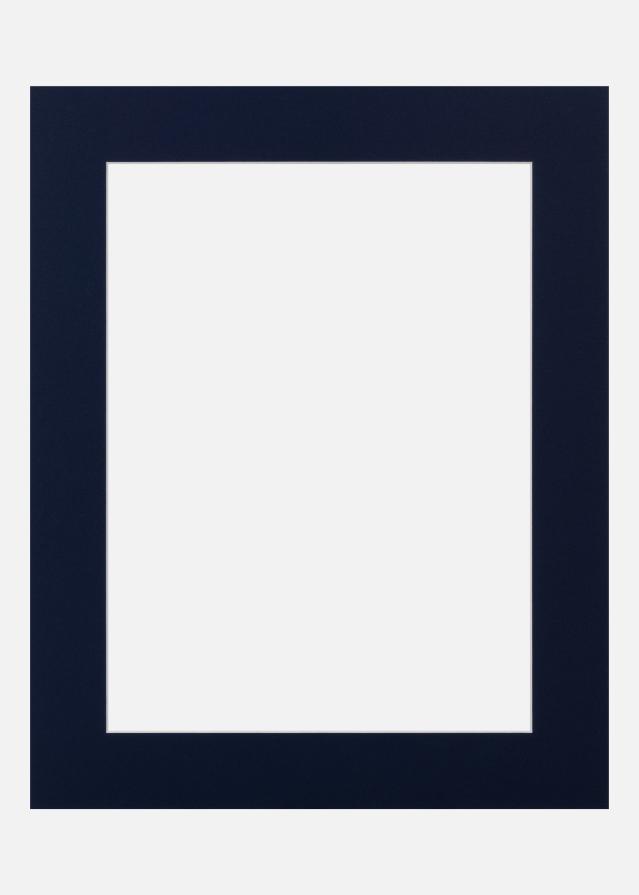 Passe-partout Deep Blue (noyau blanc) 24x30 cm (17x23)