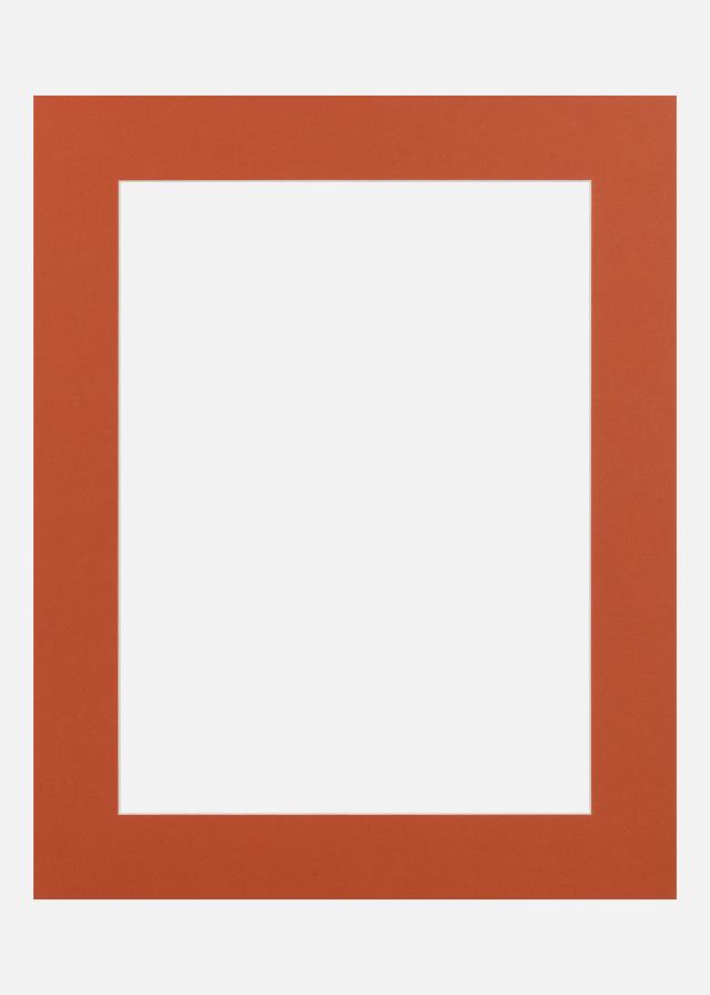 Passe-partout Burnt Orange (noyau blanc) A3 29,7x42 cm (19x29)