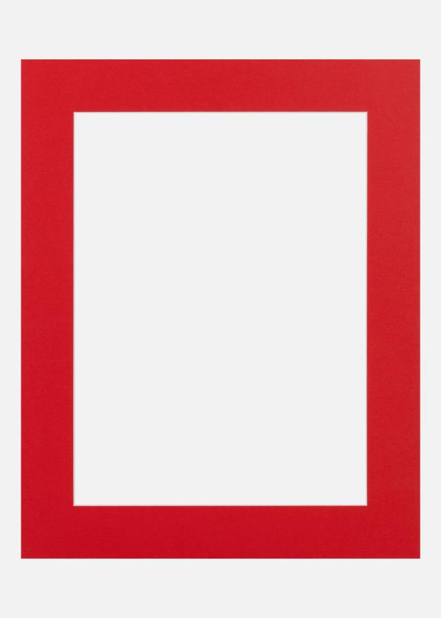 Passe-partout Red Hot (noyau blanc) 20x20 cm (14x14)