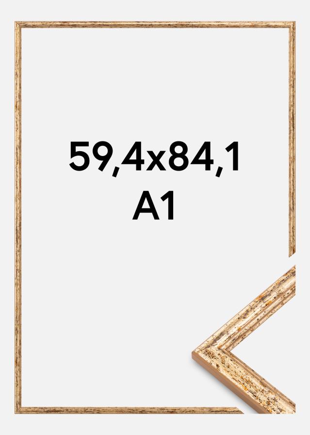 Cadre Claudia en verre acrylique argent 59,4x84,1 cm (A1)