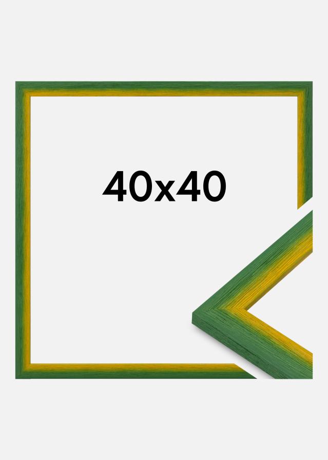 Cadre Cornwall Verre Acrylique Vert 40x40 cm