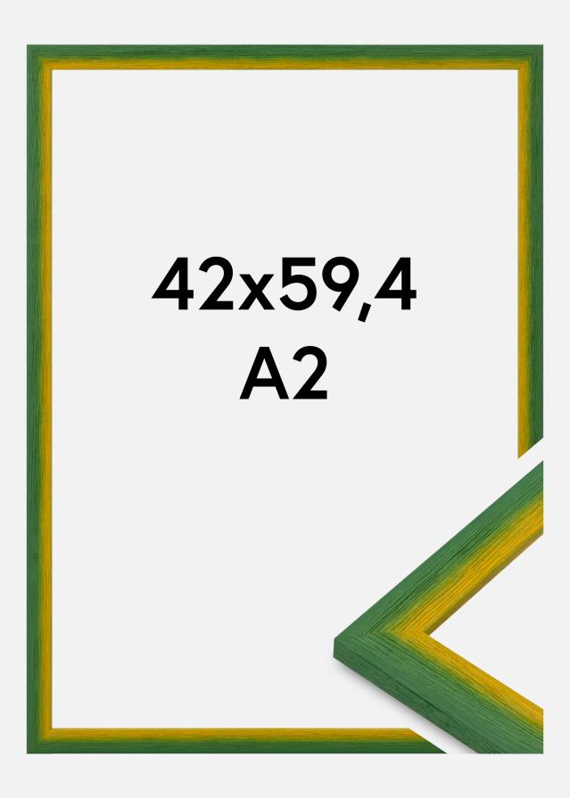 Cadre Cornwall Verre Acrylique Vert 42x59,4 cm (A2)