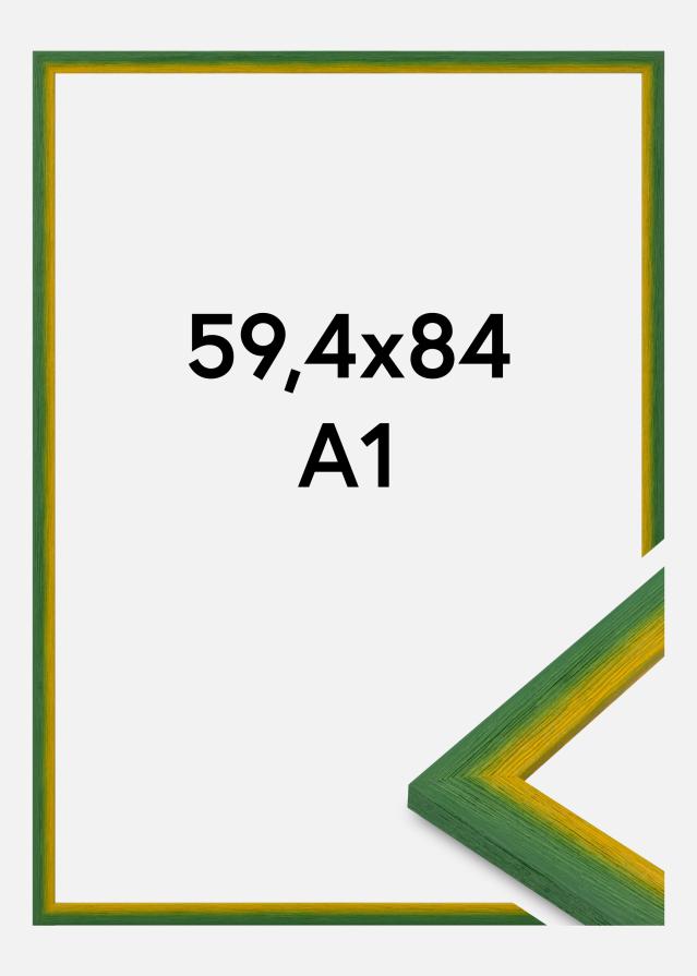 Cadre Cornwall Verre Acrylique Vert 59,4x84,1 cm (A1)