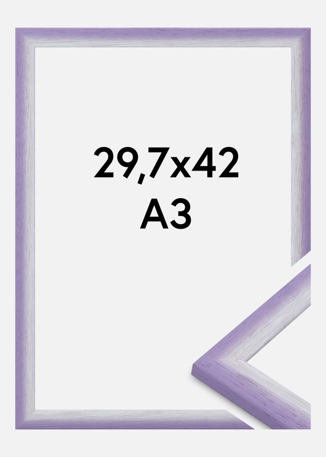 Cadre Cornwall Verre Acrylique Lilas Clair 29,7x42 cm (A3)