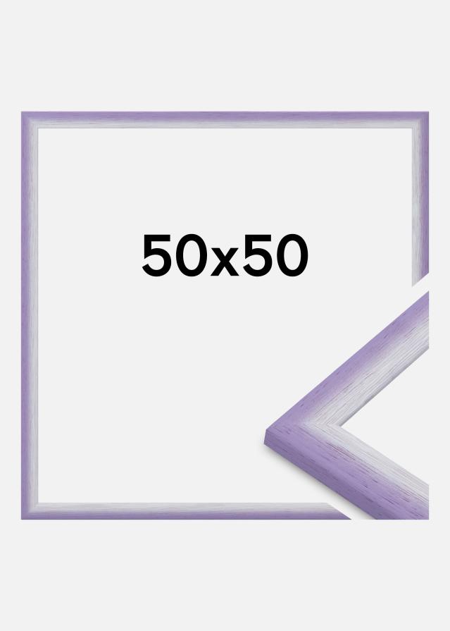 Cadre Cornwall Verre Acrylique Lilas Clair 50x50 cm