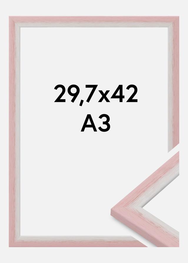 Cadre Cornwall Verre Acrylique Rose 29,7x42 cm (A3)