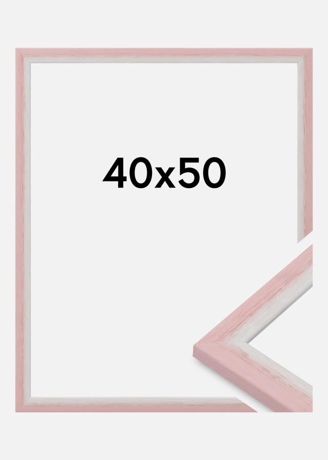Cadre Cornwall Verre Acrylique Rose 40x50 cm
