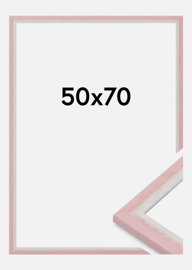 Cadre Cornwall Verre Acrylique Rose 50x70 cm